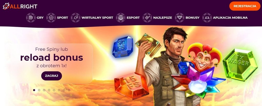 Oferta gier All Right Casino