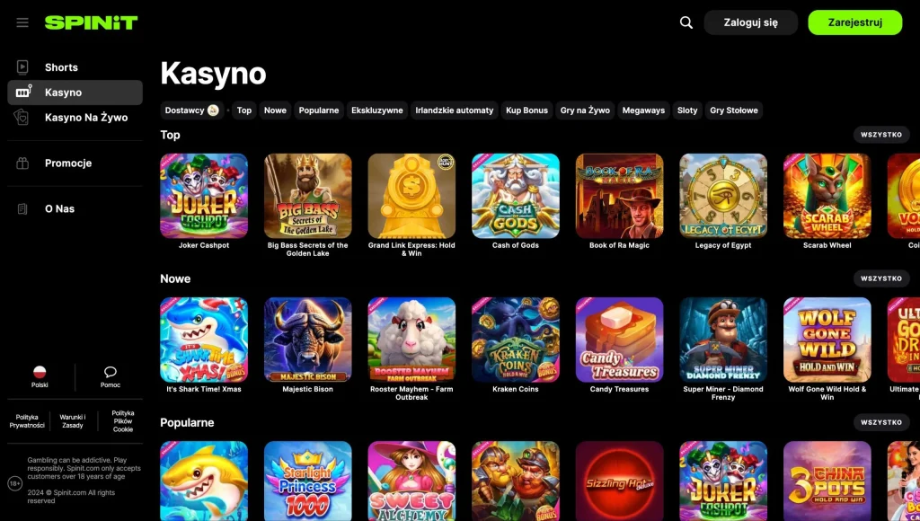 Spinit Casino Polska – Twój Przewodnik po Platformie pic2