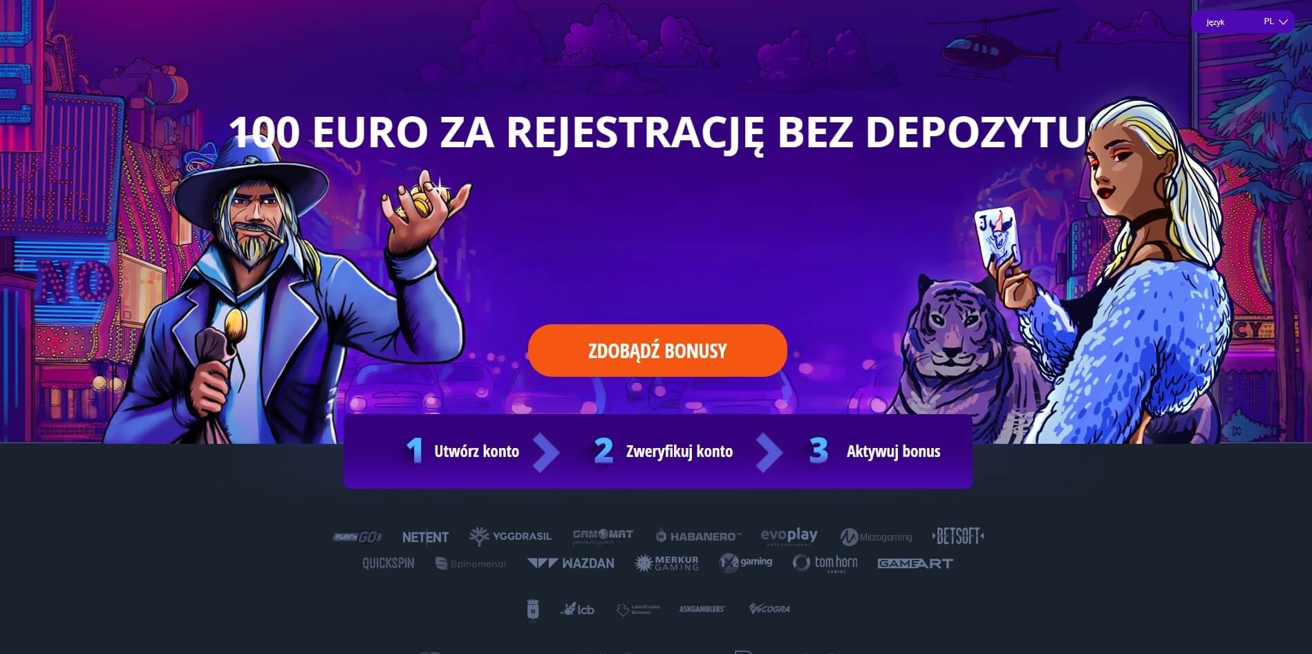 100 euro bez depozytu