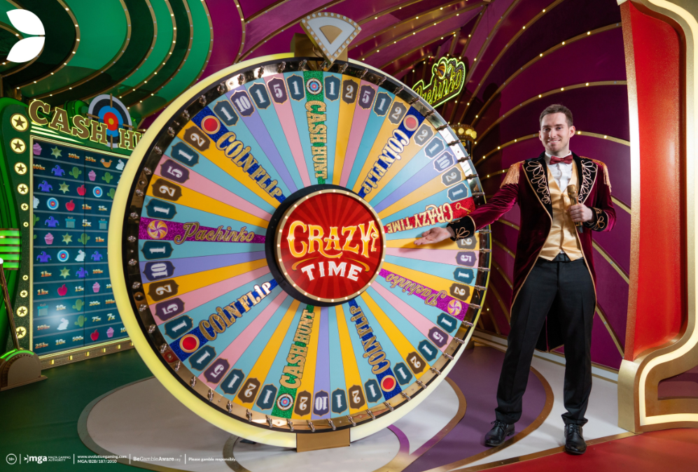 Crazy Time – sztandarowy live game show Evolution 2
