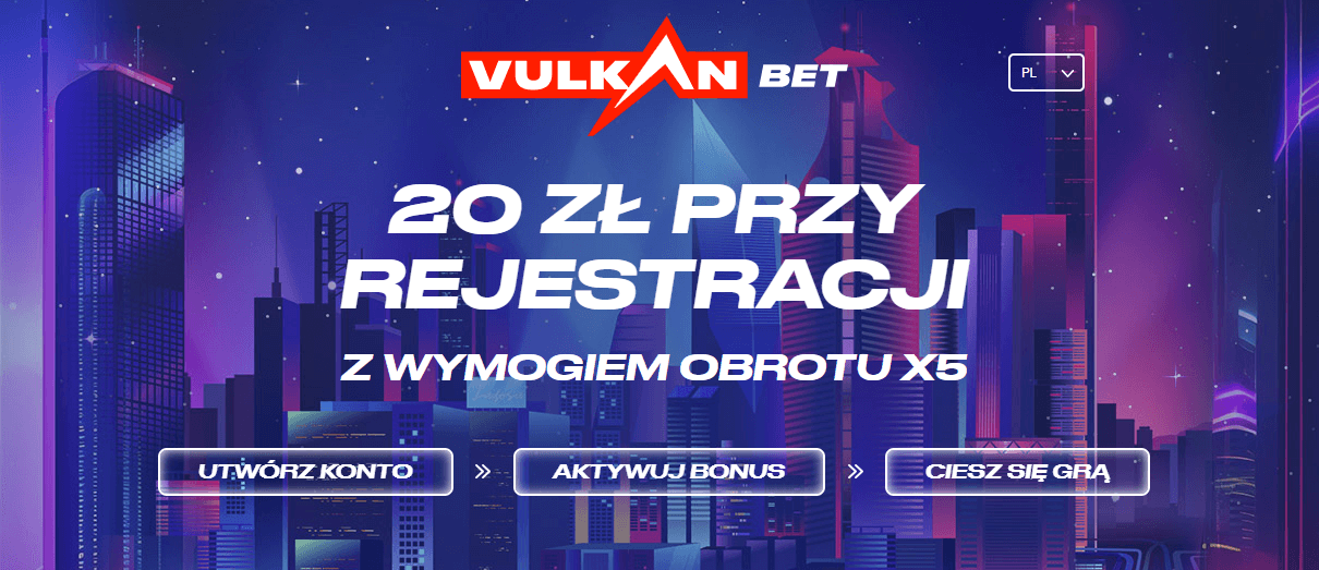 20 zł bez depozytu za rejestrację 2026 – bonus w kasynie online