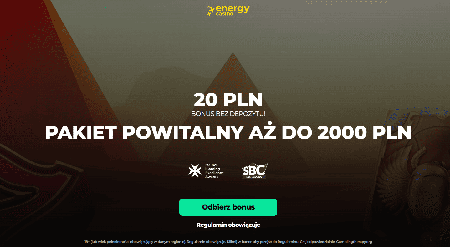 Energy Casino bonus bez depozytu dla polskich graczy 2026 – dostępność i warunki