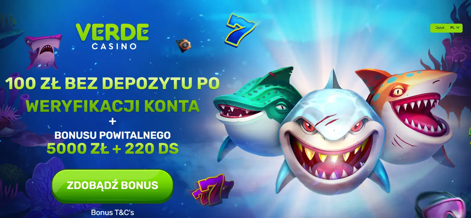 Warunki obrotu Verde Casino bonus bez depozytu – wager i regulamin promocji 2026