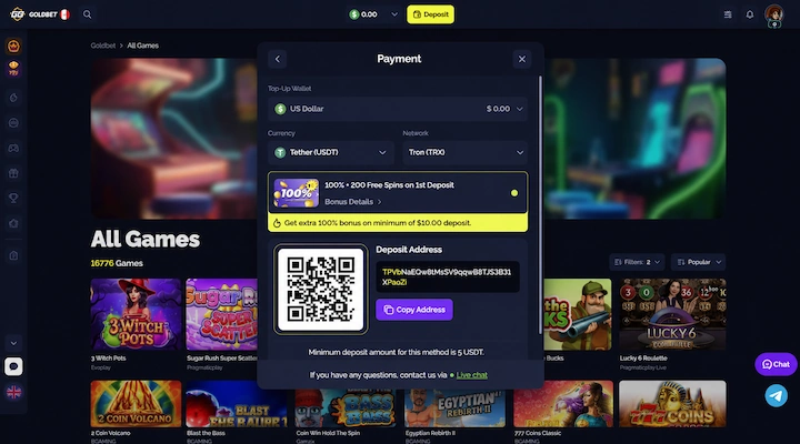 Bonus bez depozytu Goldbet casino — darmowe spiny